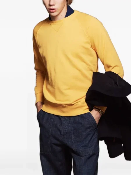 Hanorac crewneck Fortela galben
