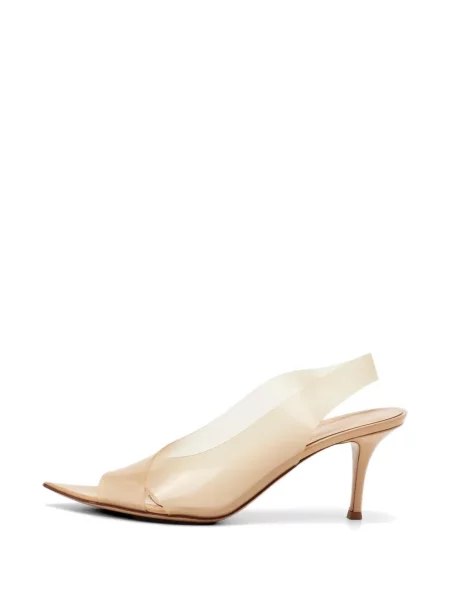 Sandale Gianvito Rossi slingback alb