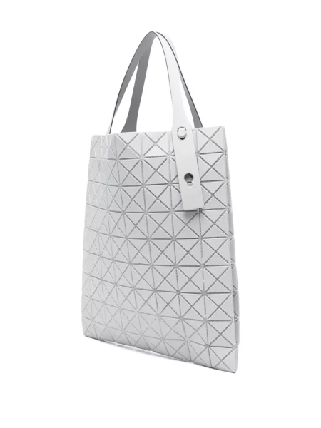 Geantă Bao Bao Issey Miyake cu imprimeu geometric gri