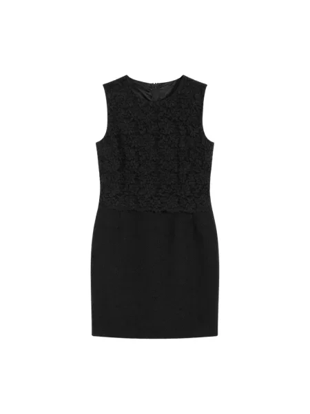 Sukienka mini Dolce And Gabbana bez rękawów czarna