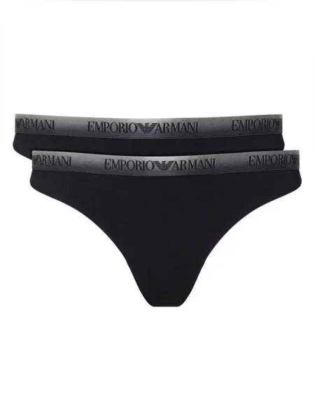 Emporio Armani Underwear Brazil bugyi szett fekete