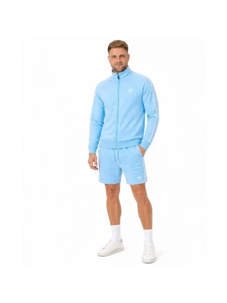 Pantaloni scurți Sergio Tacchini din velur alb