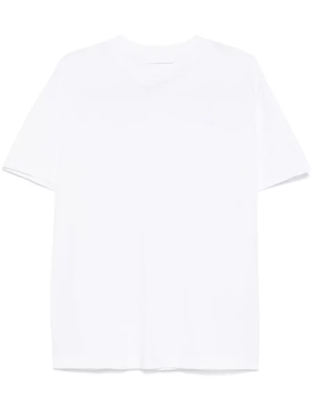 Tricou Moncler scurt alb