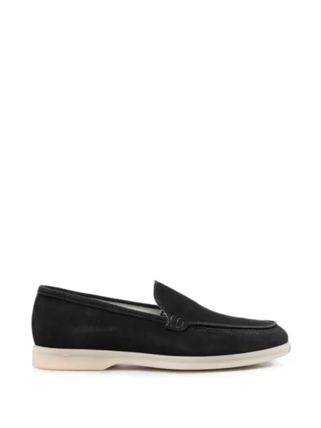 Pantofi loafer Vela Shop din piele de căprioară albastru