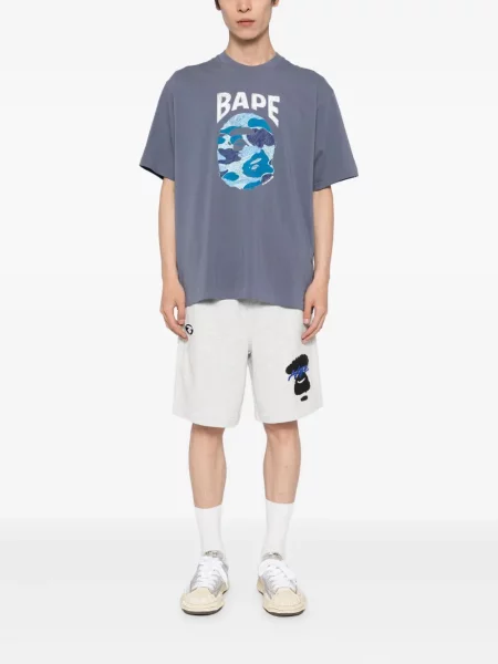 Siuvinėtos šortai Aape By *a Bathing Ape® pilka