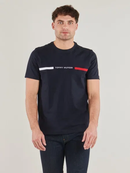 Tommy Hilfiger majica za muškarce od pamuka plava