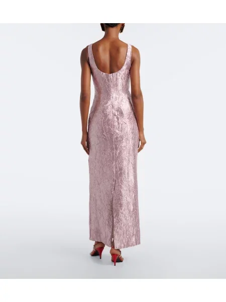 Rochie Versace din satin roz