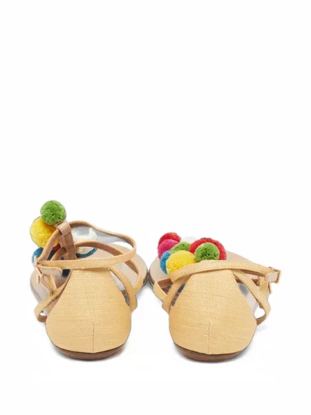 Sandale Aquazzura cu pompoane