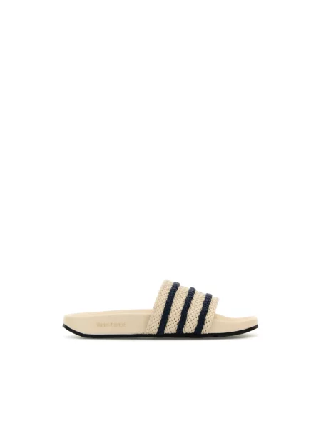 Klapki Adidas beżowe