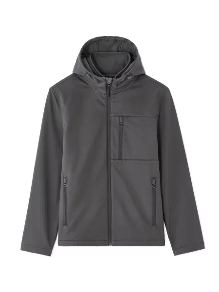 Geacă Celio softshell gri