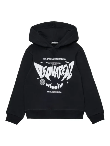 Bluza z kapturem dziecięca Dsquared2 czarna