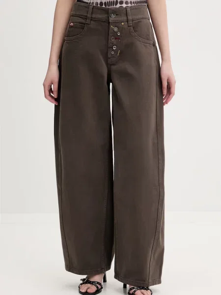 Miss Sixty blugi relaxed fit pentru femei maro