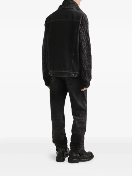 Geacă de blugi Dolce & Gabbana tricotate negru