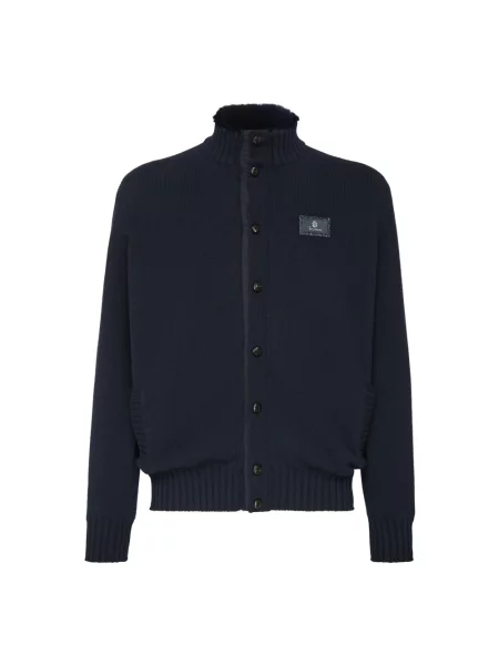 Sweter Billionaire wełniany niebieski