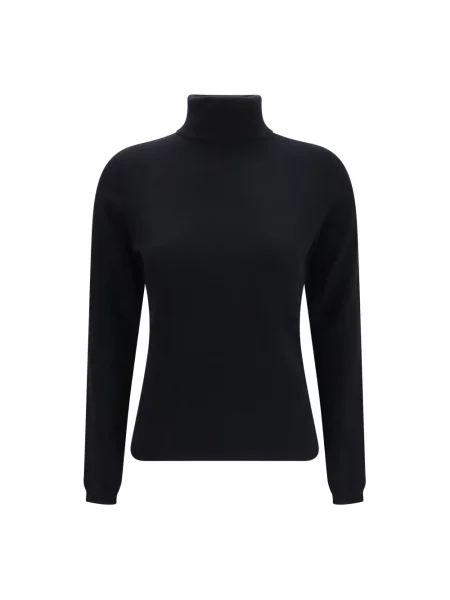 Sweter z golfem Allude czarny