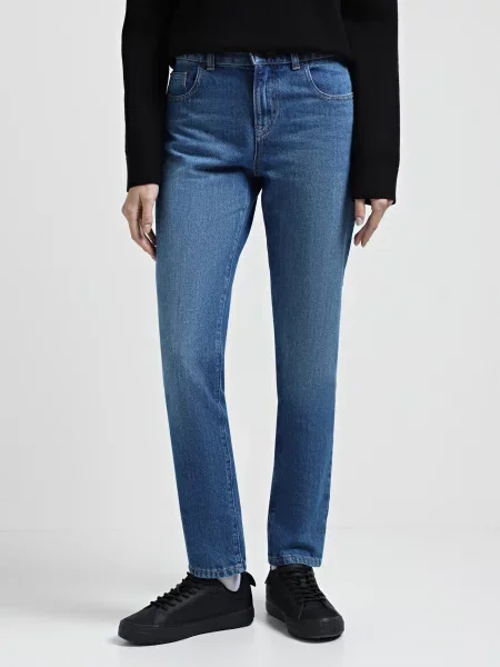 Бойфренди Emporio Armani синій