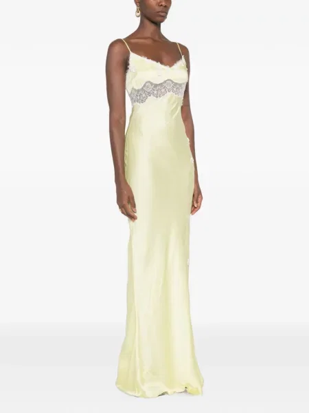 Rochie maxi Asta Resort din dantelă verde