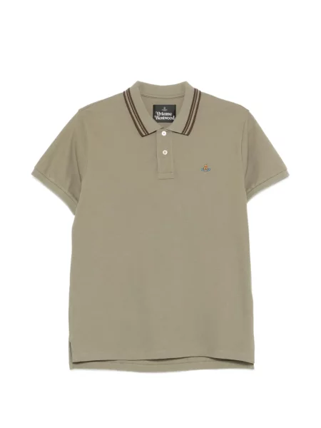 Polo Vivienne Westwood cu dungi verde