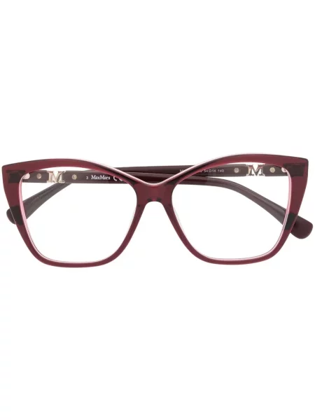 Ochelari de soare ochi de pisică Max Mara Eyewear roșu