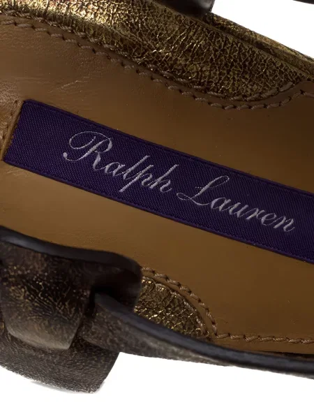 Tricou polo Polo Ralph Lauren din piele de căprioară cu broderie cu dungi alb