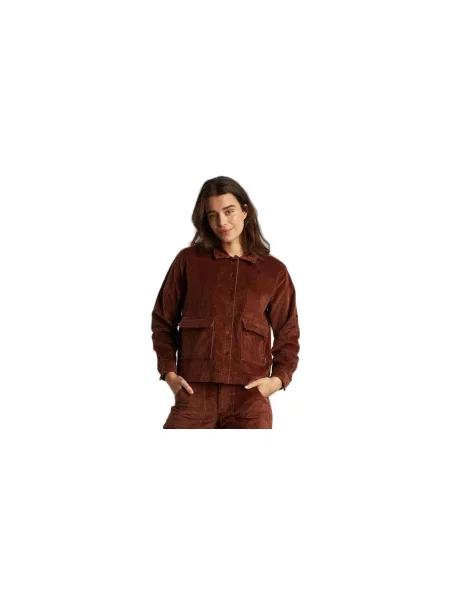 Dedicated Shirt Lima Corduroy Brown Kobiety Koszula Dedicated Size: M brązowy