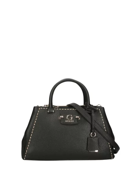 GUESS Geantă de umăr Guess Sac Bandoulière Anadela 3 Comp Satch Black' negru