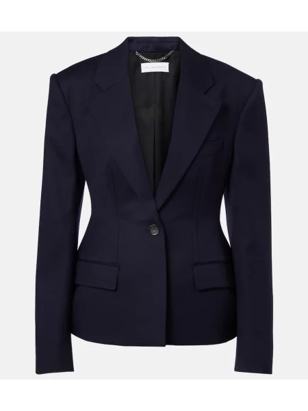 Sacou Stella Mccartney de lână albastru