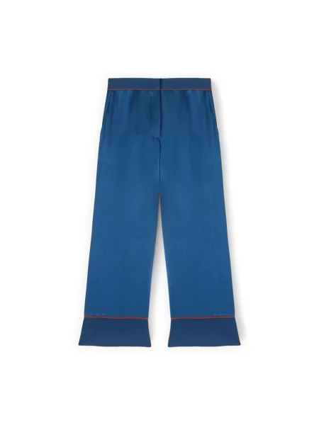 Satynowe spodnie Motivi niebieskie