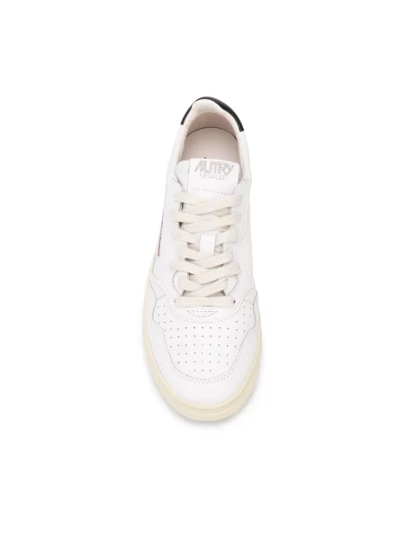 Sneakers Autry Medalist Low Man Leat/ Leat Wht/ Black EUR 42 białe