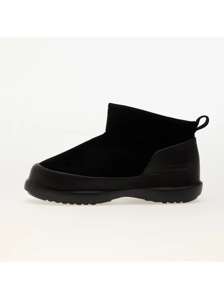 Botine Moon Boot din piele de căprioară negru