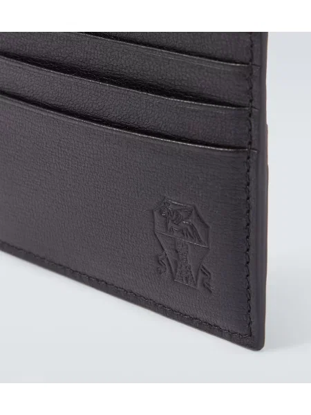 Portofel Brunello Cucinelli din piele negru