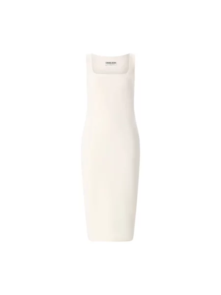 Sukienka midi Chiara Boni do kolan garniturowa beżowa