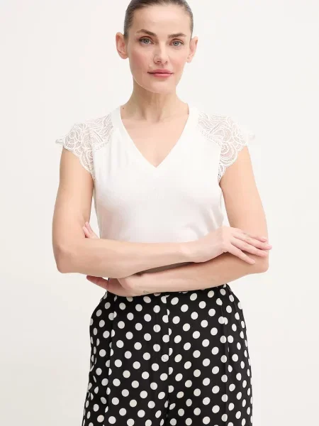 Тениска Morgan DMEG бяло DMEG черно