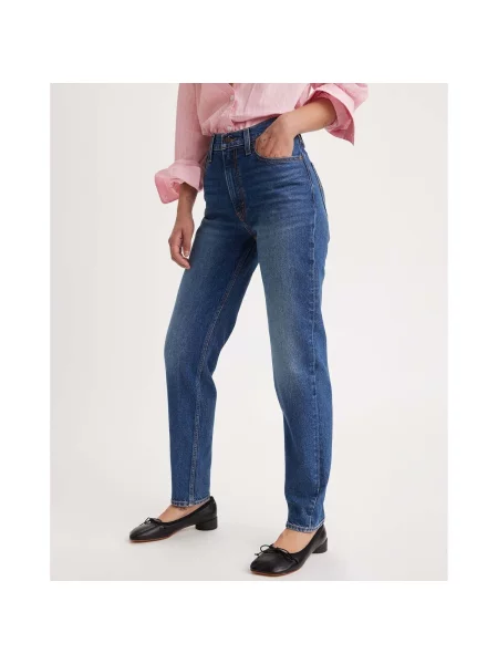 Blugi mom fit Levi's® albastru