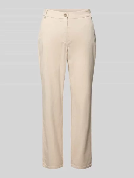 Chinosy o skróconym kroju regular fit model ‘Sue’ Toni