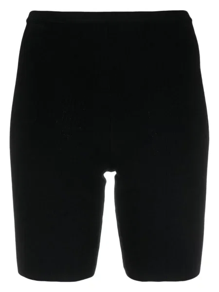 Běžecké skinny kraťasy Rabanne s autogramem černé