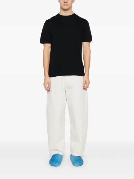 Tricou Extreme Cashmere din cașmir albastru
