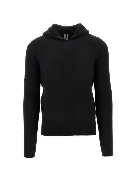 Hanorac cu glugă Rick Owens tricotate negru