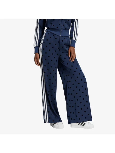 Панталони adidas Satin Polka Dots Wide Leg Pant Night Indigo L