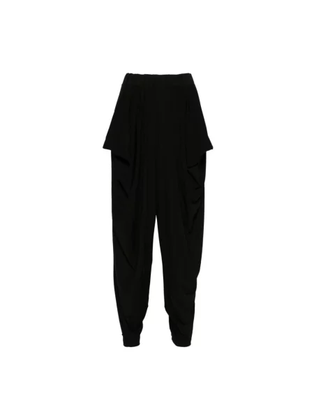 Spodnie Issey Miyake z dżerseju czarne