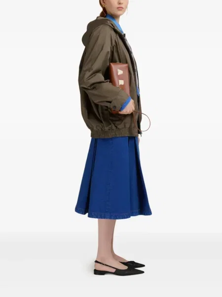 Geacă Marni cu glugă maro