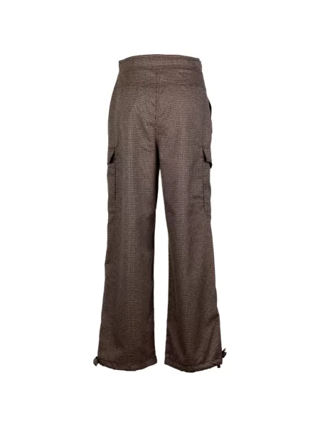 Pantaloni Marella cu model pepito maro