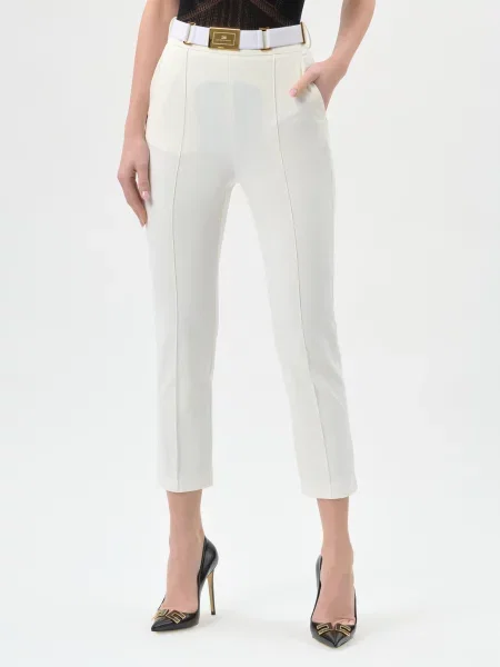 Брюки Elisabetta Franchi белые