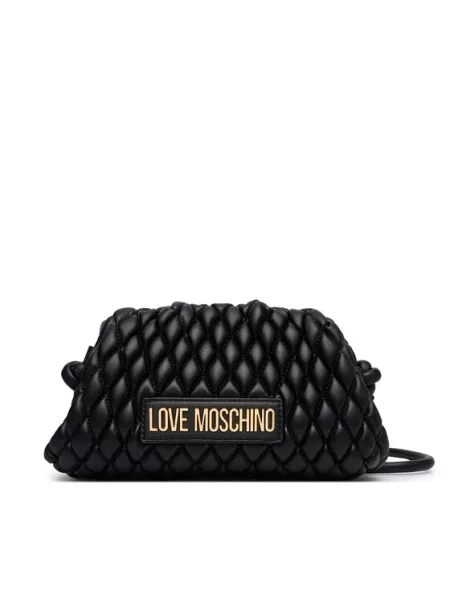 Love Moschino torebka crossbody skórzana czarna