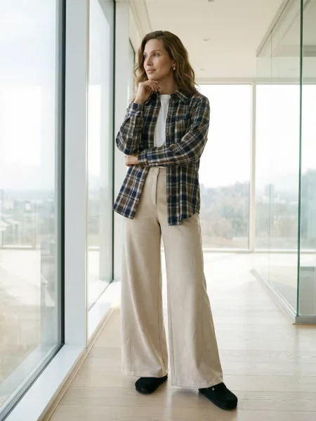 Сорочка в клітинку Seventeen кашемір синій