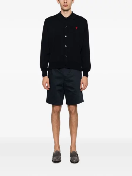 Pantaloni scurți Ami Paris albastru