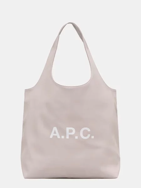 A.P.C. torba od imitacije kože tote ninon bež