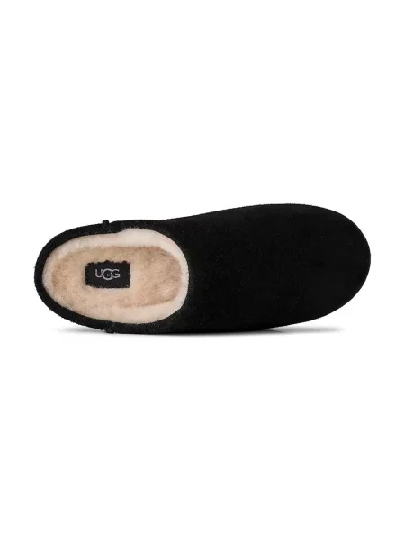 Замшевые тапочки Ugg без шнуровки черные