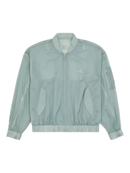 Kurtka bomber Mm6 Maison Margiela X Salomon z nadrukiem niebieski