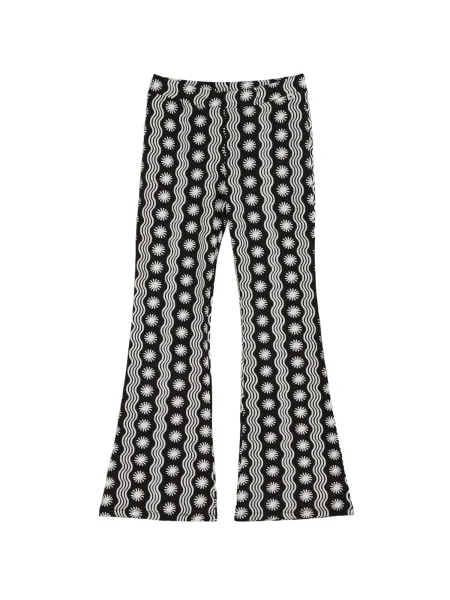 WE Fashion Legíny černá bílá